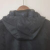 2022/2023 Juventus Windbreaker Black White Edge detail view