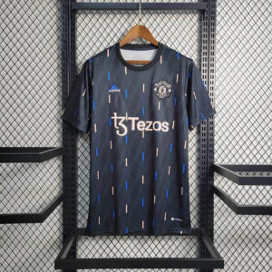 2022/2023 Manchester United Training Wear Black Football Shirt