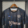2022/2023 Manchester United Training Wear Black Football Shirt detail view