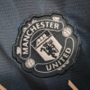 2022/2023 Manchester United Training Wear Black Football Shirt detail view