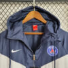 2022/2023 PSG Windbreaker Blue And White detail view