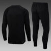 2022/2023 Psg Paris Saint-Germain Half-Pull Tracksuit Black detail view