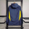 2023 Argentina Windbreaker Navy blue Soccer Jersey back view
