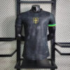 2023 Brazil Special Edition Black Soccer Jersey -Player Version front view
