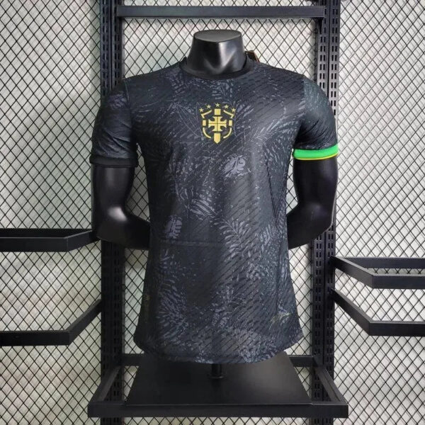 2023 Brazil Special Edition Black Soccer Jersey -Player Version