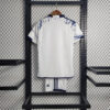 2023 Italy Away Soccer Shirt Kids Size back view