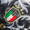 2023 Italy Special Edition Black Soccer Shirt detail view