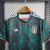 2023 Italy Special Edition Green Soccer Shirt detail view