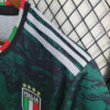 2023 Italy Special Edition Green Soccer Shirt detail view