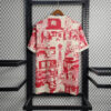 2023 Japan Tokyo Special Edition Red Football Jersey back view