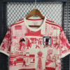 2023 Japan Tokyo Special Edition Red Football Jersey detail view