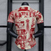 2023 Japan Tokyo Special Edition Red Football Jersey -Player Version back view