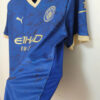 2023 Manchester City Chinese New Year Commemorative Edition Blue Football Shirt detail view