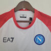 2023 Napoli Valentine's Day Limited Edition White Soccer Jersey detail view