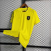 2023 Scotland Goalkeeper Yellow Football Shirt detail view