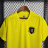 2023 Scotland Goalkeeper Yellow Football Shirt detail view