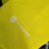2023 Scotland Goalkeeper Yellow Football Shirt detail view