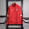 2023 Windbreaker Football Jersey Bayern Munich Red front view
