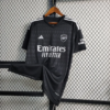 2023/2024 Arsenal Goalkeeper Black Soccer Jersey detail view