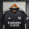 2023/2024 Arsenal Goalkeeper Black Soccer Jersey detail view