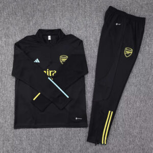 2023/2024 Arsenal Half-Pull Tracksuit Black
