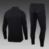 2023/2024 Arsenal Half-Pull Tracksuit Black detail view