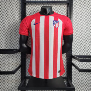 2023/2024 Atletico Madrid Home Soccer Jersey -Player Version