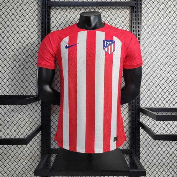 2023/2024 Atletico Madrid Home Soccer Jersey -Player Version