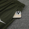 2023/2024 Barcelona Half-Pull Tracksuit Green detail view