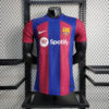 2023/2024 Barcelona Home Football Shirt -Player Version front view