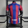2023/2024 Barcelona Home Football Shirt -Player Version back view