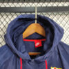 2023/2024 Barcelona Windbreaker Blue Jersey detail view