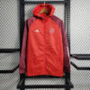 2023/2024 Bayern Munich Windbreaker Red Football Jersey front view