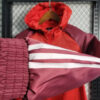 2023/2024 Bayern Munich Windbreaker Red Football Jersey detail view