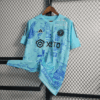 2023/2024 Inter Miami Training Wear blue Soccer Jersey back view
