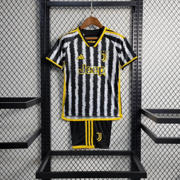2023/2024 Juventus Home Soccer Jersey Kids Size