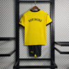 2023/2024 Kids Size Dortmund Home Football Shirt back view