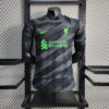 2023/2024 Liverpool Goalkeeper Black Soccer Jersey -Player Version front view