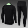 2023/2024 Liverpool Half-Pull Tracksuit Black Jersey Set detail view