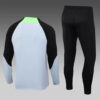 2023/2024 Liverpool Half-Pull Tracksuit Grey Jersey detail view