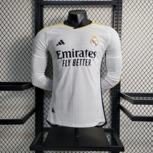 2023/2024 Long Sleeve Real Madrid Home Football Shirt