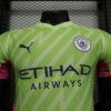 2023/2024 Manchester City Goalkeeper Green Football Shirt -Player Version detail view