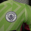 2023/2024 Manchester City Goalkeeper Green Football Shirt -Player Version detail view