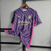 2023/2024 Manchester City Goalkeeper Purple Football Shirt back view