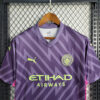 2023/2024 Manchester City Goalkeeper Purple Football Shirt detail view