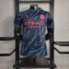 2023/2024 Manchester City Third Away Football Shirt -Player Version front view