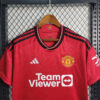 2023/2024 Manchester United Home Soccer Jersey detail view