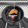 2023/2024 PSG Windbreaker Black And White Jersey detail view
