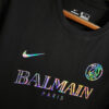 2023/2024 Paris Saint-Germain Black Balmain Shirt detail view