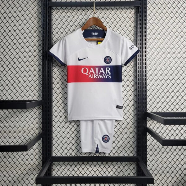 2023/2024 Psg Paris Saint-Germain Away Foowaytball Shirt Kids Size